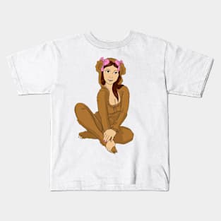 Sugar Tits in Bear Suit Kids T-Shirt